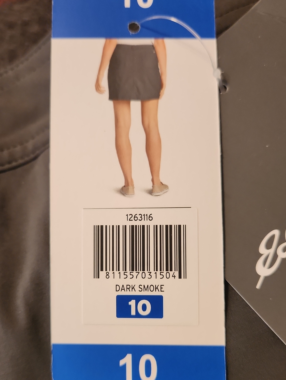 Eddie Bauer Adventurer 2.0 Skort Dark Smoke Size 10 - Picture 12 of 14